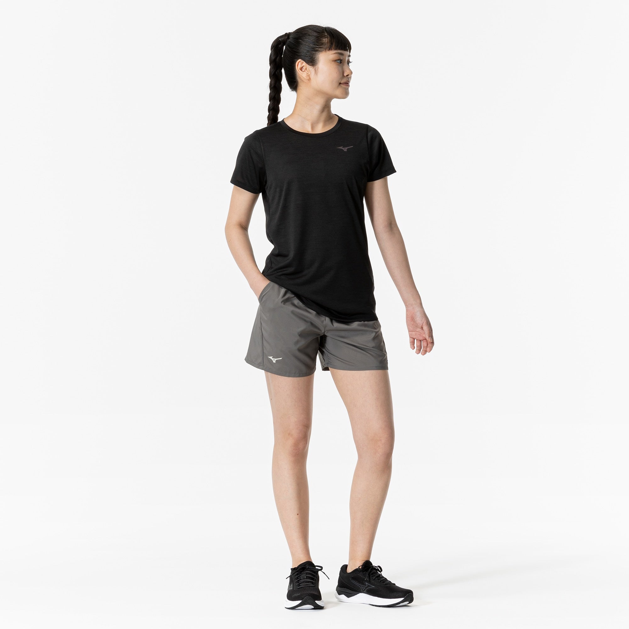 LADIES L' RUNNING QUICK DRY SHORTS-thumbmail-3